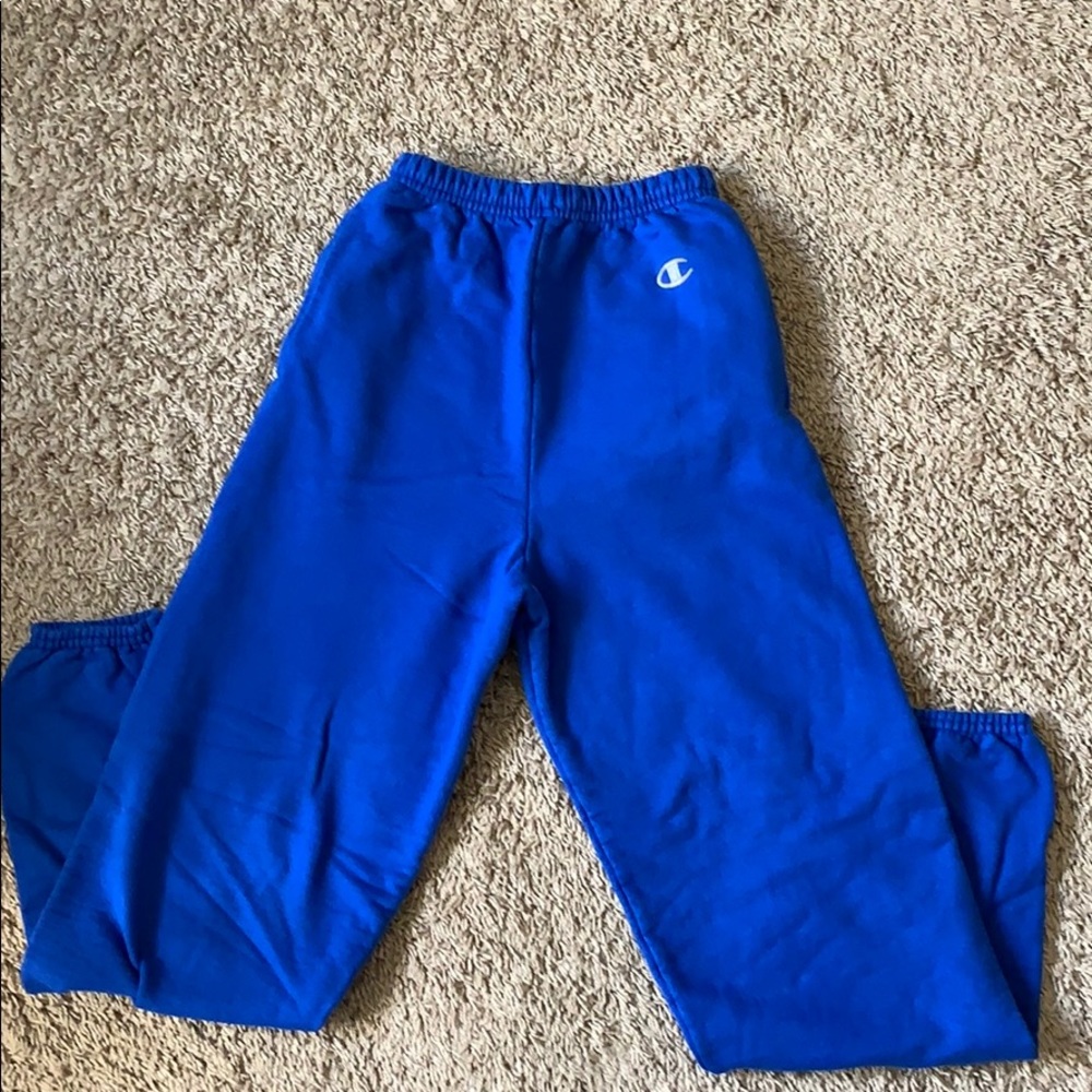Blue champion joggers pants